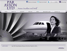Tablet Screenshot of paravionltd.com